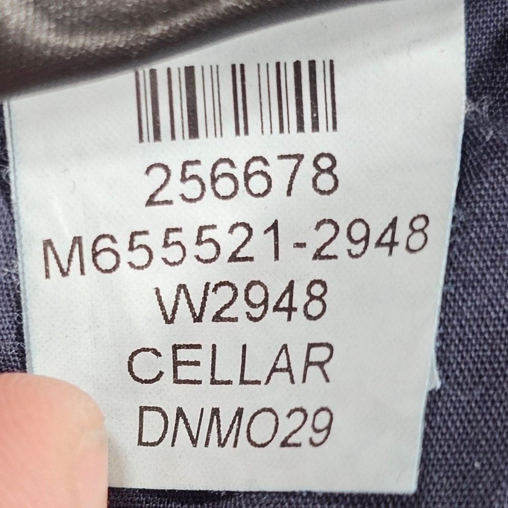 PAIGE Federal Transcend Slim Straight Jeans Mens 32 Cellar Dark Wash Blue - Picture 8 of 13